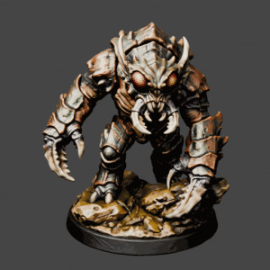 Alien Brute Bug Miniature 3D model