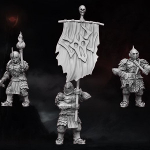 Black Gate Commanding band 3D model