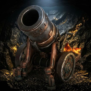 🛡️ Iron Cannon 2  - Model STL 3D model