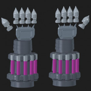 Miles Prowler Gauntlets 3D model