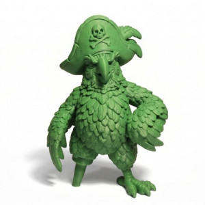 Pirate parrot 3D model