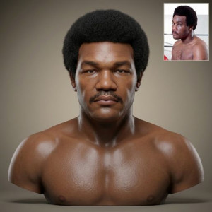 George Foreman Bust 3D Print Model 3D model