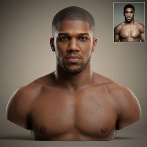 Anthony Joshua Bust 3D Print Model 3D model