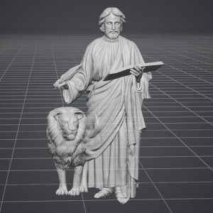 Santo São Marcos 3D model