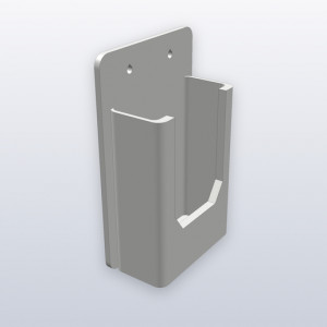 Mini-Split / AC Remote Wall Holder 3D model