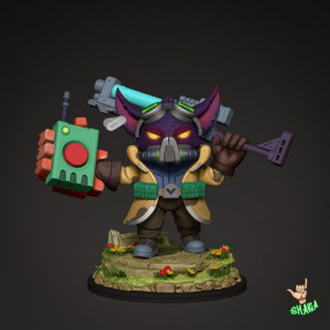 Omega Squad Veigar 3D model