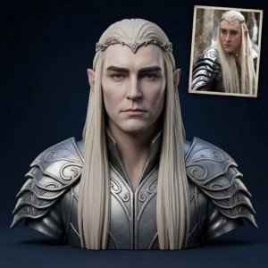 King Thranduil Bust 3D model