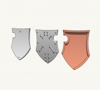 Dominion Crusader MK3 - Flat Shields  3D model