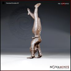 Carnival Acrobat 01 3D model
