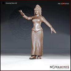 Carnival Actor 02 3D model