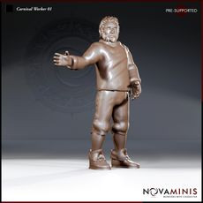 Carnival Worker 01 3D model