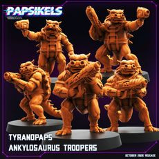 TYRANOPAPS ANKYLOSAURUS TROOPERS 3D model