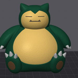 Snorlax – Multicolor Figure 3D model