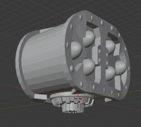 knight missile pod 3D model