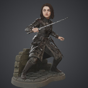 Arya Stark 3d print 3D model