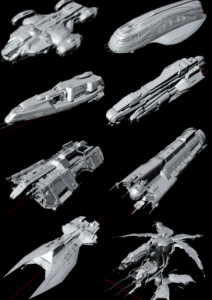 Dark Matter 2015 Ship Collection 3D model