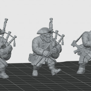 King's Boyz Biniou 3D model