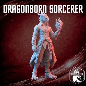 Dragonborn Sorcerer 3D model