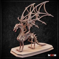 Museum Skeleton Dragon (2 Versions) 3D model