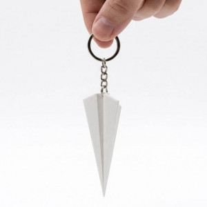 Paper Plane Keyring 3D model