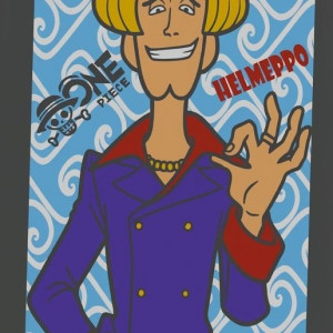 One Piece / Helmeppo Poster 3D model