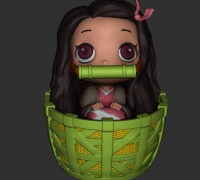 Nezuko 3D model