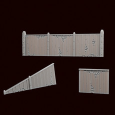 Hell Trench - Straight Segments 3D model