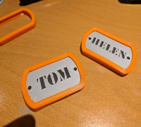 Dog Tags 3D model