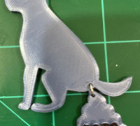 Pooping Dog ornament 3D model