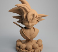 Kid goku 3D model