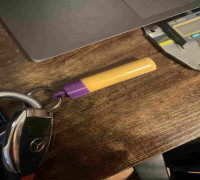 Chapstick Keychain 3D model