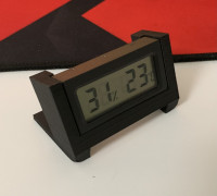Thermometer humidity stand holder 3D model