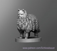 Barbarian Cat 3D model