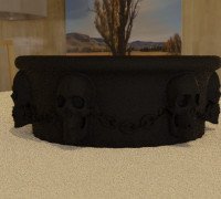 Pot or ashtray 3D model