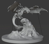Impossible Dragon 3D model