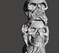 Skulls 3D model