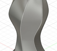 Contemporary vase V0002 3D model
