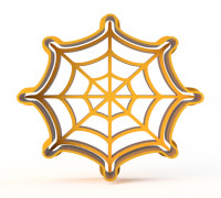 Spiderweb Cookie Cuter / Spiderweb Cookie Cutter 3D model