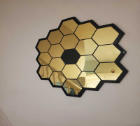 James Webb Hanging Mirror Art 3D model