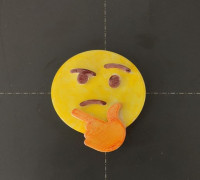 Thinking Emoji 3D model