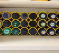 Spice rack horizontal or vertical 3D model