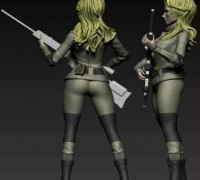 sniper wolf mgs 3D model