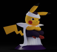 Pikachu cosplay Piccolo 3D model