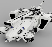 2 PI TX7 Hammerhead 3D model