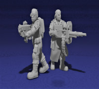 Tech World Gangers/Conscript Infantry 3D model