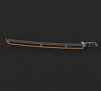 Cyber Katana 3D model