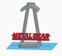 Metal Gear Solid Headphone Stand 3D model