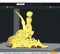 Rei Ayanami with Eva 01 3D model