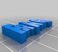FRINGE sign 3D model