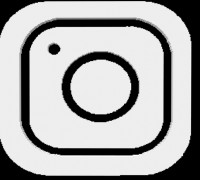 Instagram logo 3D model